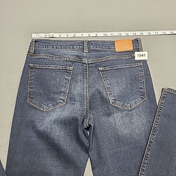 Lucky Brand Womens Jeans 6/28 Brooke Straight Dark Blue Slim Stretch Denim - Picture 10 of 11